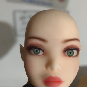 Elf head for miniature doll - Ready to Ship